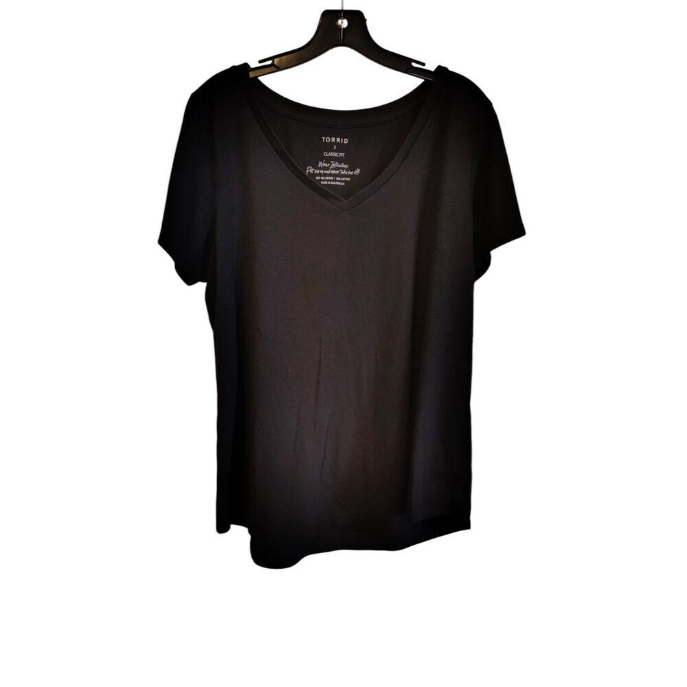 Torrid Black Classic Fit everyday‎ tee